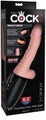 King Cock - Ty&ouml;nt&auml;v&auml; dildo kiveksill&auml; 6.5" 16.6cm