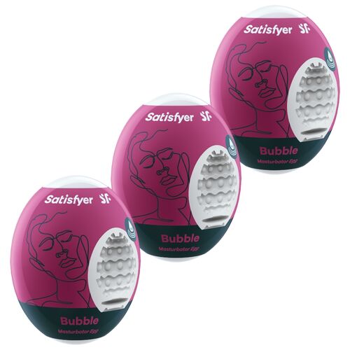 Satisfyer - Bubble - Kolmen munamasturbaattorin setti