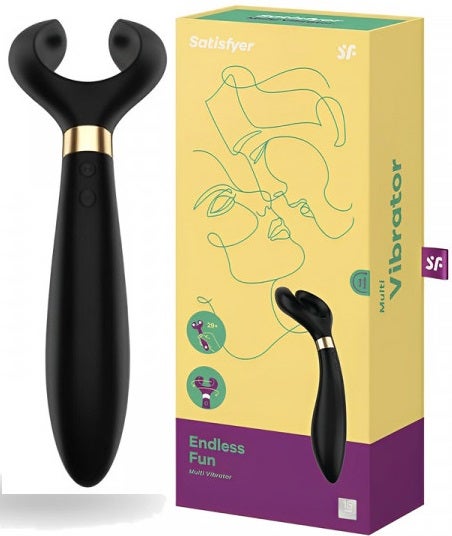 Satisfyer Endless Fun - Multivibraattori, musta