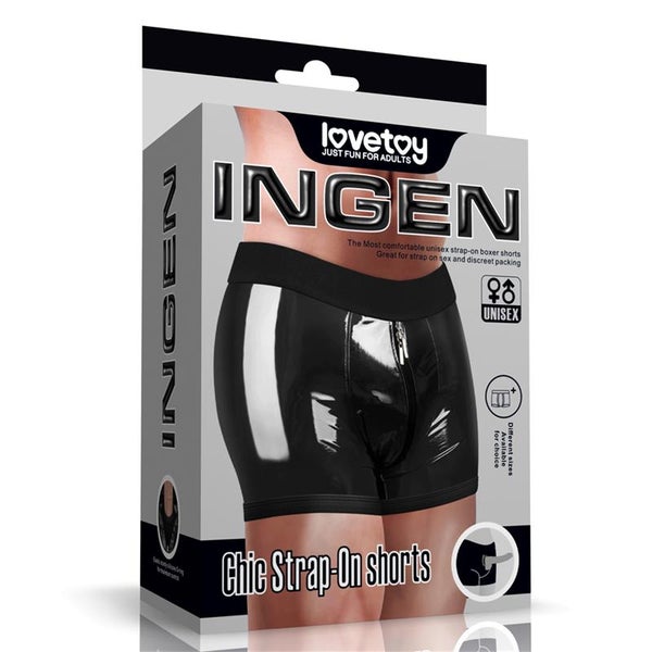Lovetoy Ingen - Strap-On Shortsit, L/XL 40-43"