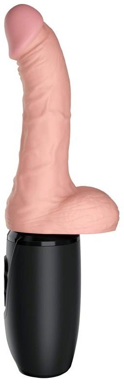 King Cock - Ty&ouml;nt&auml;v&auml; dildo kiveksill&auml; 6.5" 16.6cm