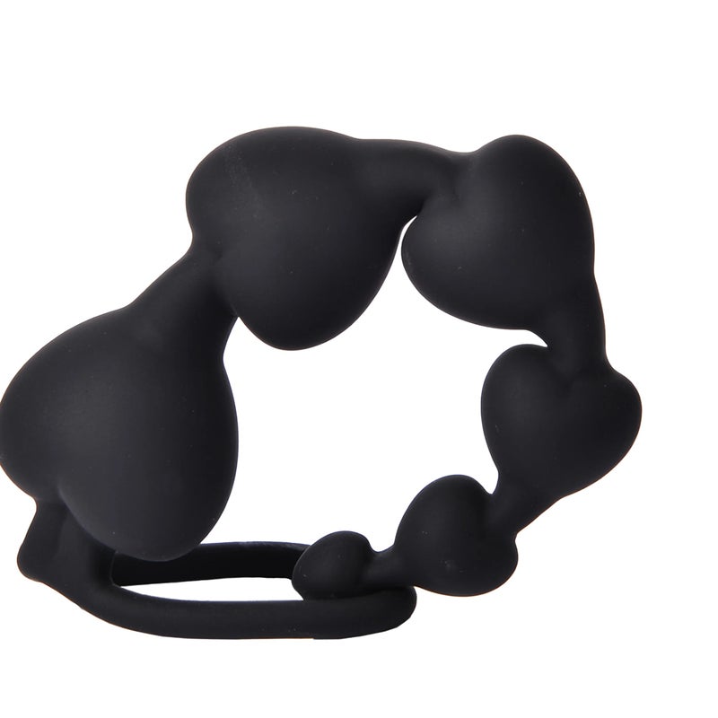 Syd&auml;nmen muotoiset - Anaalihelmet Musta
